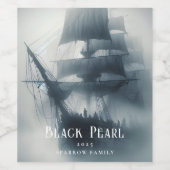 Pirate Custom Wijnlabels Wijn Etiket (Enkel label)