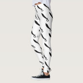Pirate Cutlass Print Leggings voor Gasparilla (Links)
