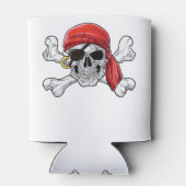Pirate Dad T shirt Jolly Roger Skull & Crossbones Blikjeskoeler (Achterkant)