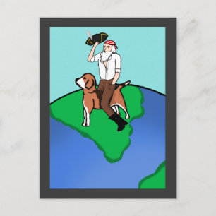 Pirate Darwin Briefkaart