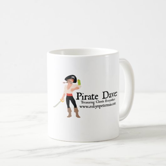 Pirate Dave Coffee Mok (Voorkant rechts)