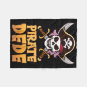 Pirate Dede Grappige Kapitein Matching Oma Hallowe Fleece Deken (Voorkant (Horizontaal))