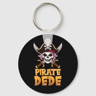 Pirate Dede Grappige Kapitein Matching Oma Hallowe Sleutelhanger
