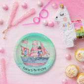 Pirate Design met Ship & Pirates Papieren Bordje (Feest)