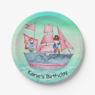 Pirate Design met Ship & Pirates Papieren Bordje