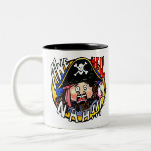 Pirate Dick Tweekleurige Koffiemok