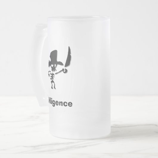 Pirate Diligence Matglas Bierpul (Voorkant links)