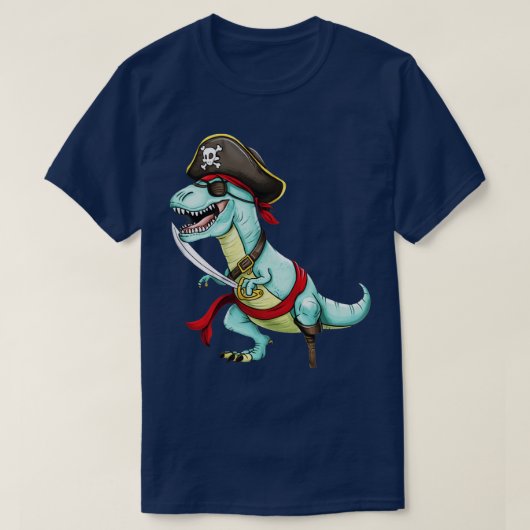 Pirate Dinosaur T-shirt (Design voorkant)