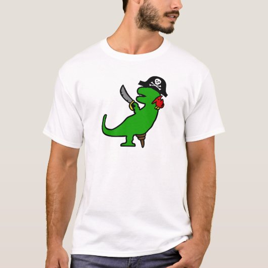 Pirate Dinosaur T-shirt (Voorkant)