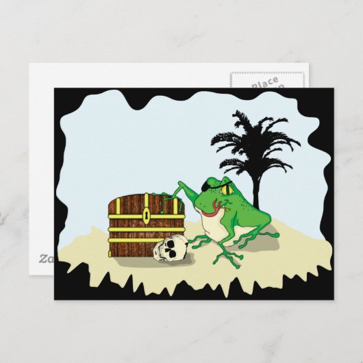 Pirate Dit Briefkaart (Voorkant / Achterkant)