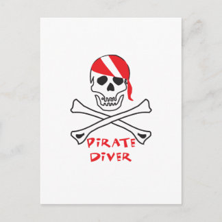 Pirate Diver Briefkaart