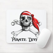 Pirate Diver Mousepad Muismat (Met muis)
