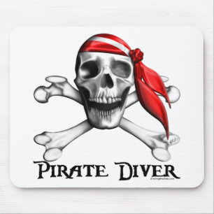 Pirate Diver Mousepad Muismat