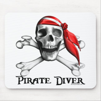 Pirate Diver Mousepad Muismat