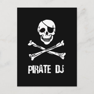 Pirate DJ Briefkaart