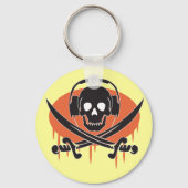 Pirate DJ Sleutelhanger (Voorkant)