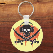 Pirate DJ Sleutelhanger (Voorkant)