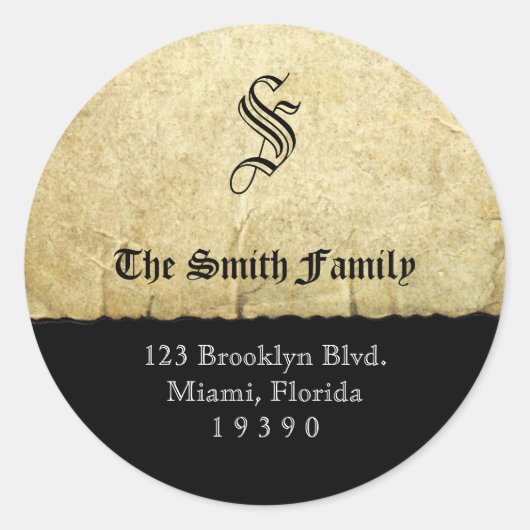 Pirate Doctrine Adreslabel Stickers (Voorkant)