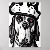 Pirate Dog | AI Art Poster (Voorkant)