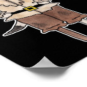 Pirate Dog "Mans Beste Matey!" Poster (Hoek)