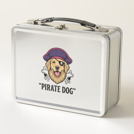 Pirate Dog Vintage Gravure Shirt Ontwerp_1 (Voorkant)