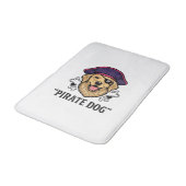 Pirate Dog Vintage Gravure Shirt Ontwerp_1 Badmat (Gekanteld)