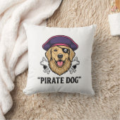 Pirate Dog Vintage Gravure Shirt Ontwerp_1 Kussen (Deken)