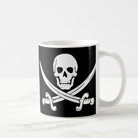Pirate - Dood voor Decaf Koffiemok (Rechts)