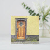 Pirate Door Wenskaart Feestdagenkaart (Staand voorkant)
