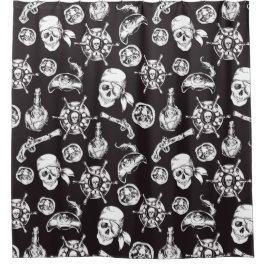 Pirate Douchegordijn