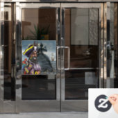 Pirate Dream Window Cling Raamsticker (Kantoordeur)