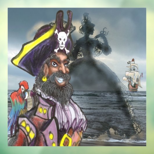 Pirate Dream Window Cling Raamsticker (Vel 3)