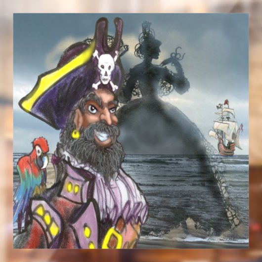 Pirate Dream Window Cling Raamsticker (Vel 2)