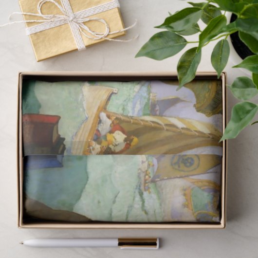 "Pirate Dreams" door NC Wyeth Tissuepapier (Geschenk)