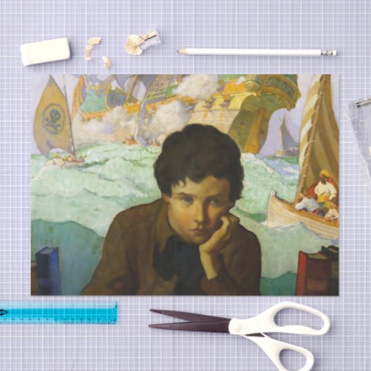 "Pirate Dreams" door NC Wyeth Tissuepapier (Craft)