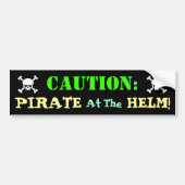 Pirate Driver Bumpersticker (Voorkant)