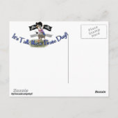 Pirate Duck Briefkaart (Achterkant)