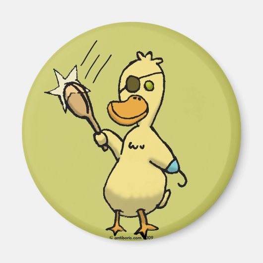 Pirate Duck Magneet (Voorkant)