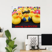 Pirate Duckies Poster (Thuiskantoor)