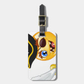 pirate emoji bagagelabel (Voorkant verticaal)