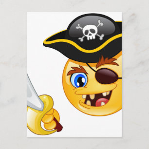 pirate emoji briefkaart