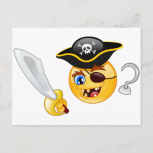 pirate emoji briefkaart