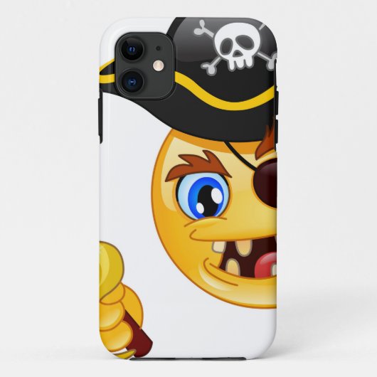 pirate emoji Case-Mate iPhone case (Achterkant)