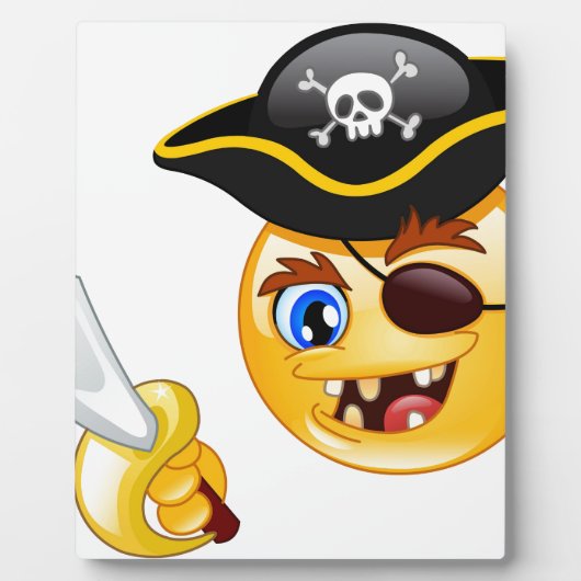 pirate emoji fotoplaat (Voorkant)