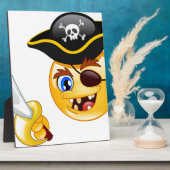 pirate emoji fotoplaat (Zijkant)