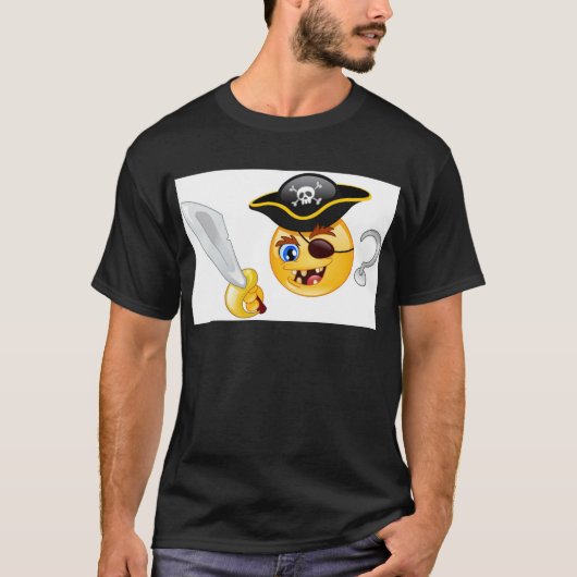 pirate emoji t-shirt (Voorkant)