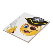 pirate emoji tegeltje (Zijkant)