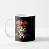 Pirate en Cat De Feline Buccaneer Koffiemok (Links)