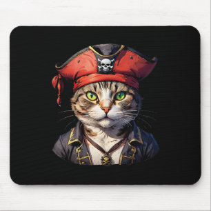 Pirate en Cat De Feline Buccaneer Muismat