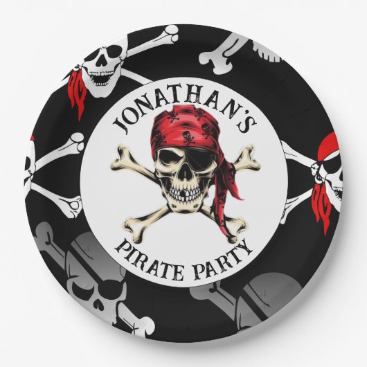 PIRATE EN CROSS BOTTEN Papier Bord (Voorkant)